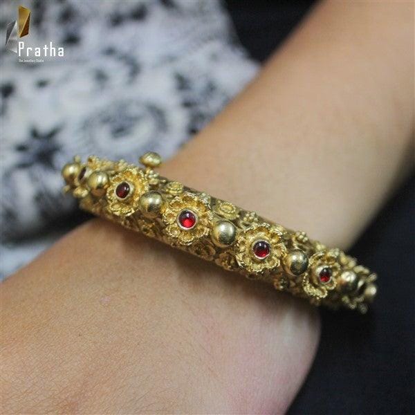 Traditional gold plated Kada-1