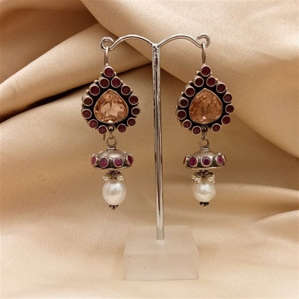 Ruby & Pearl Jhumka-0